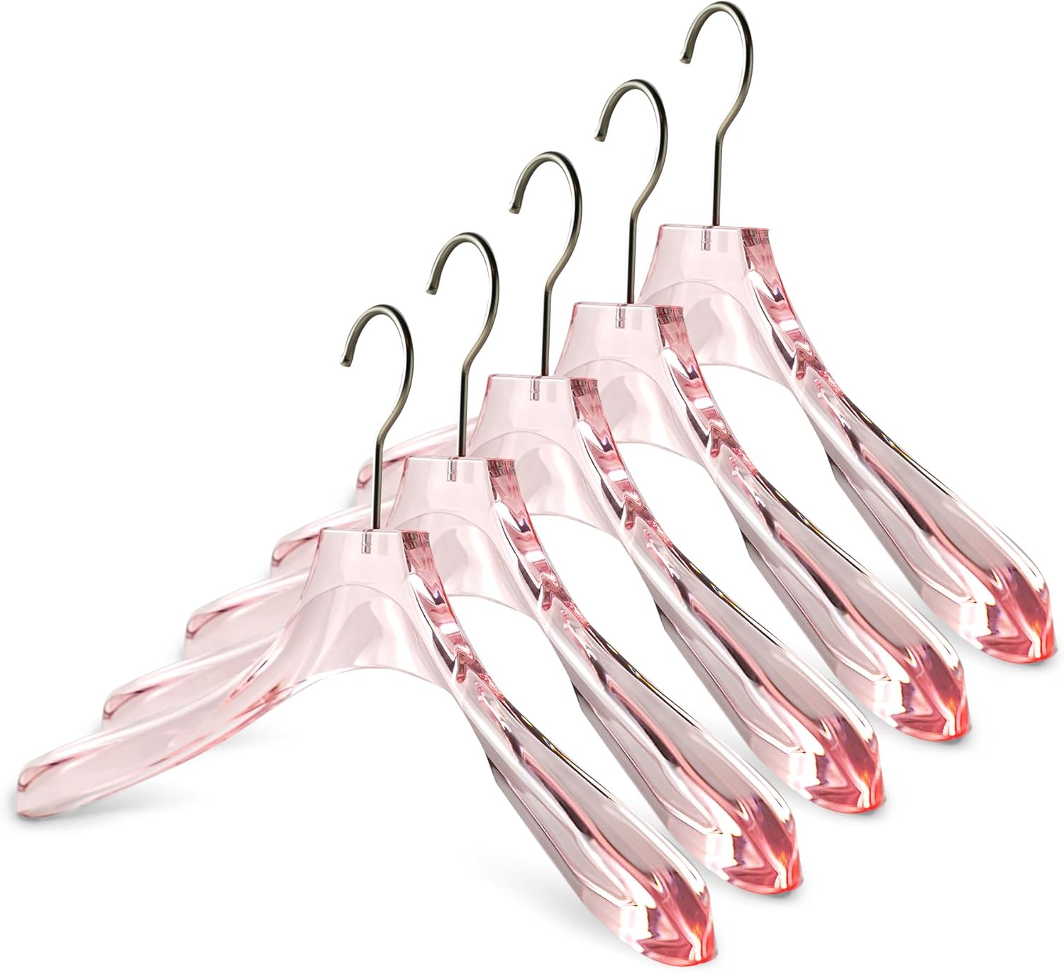 Acrylic Multicolored Clothes Hangers