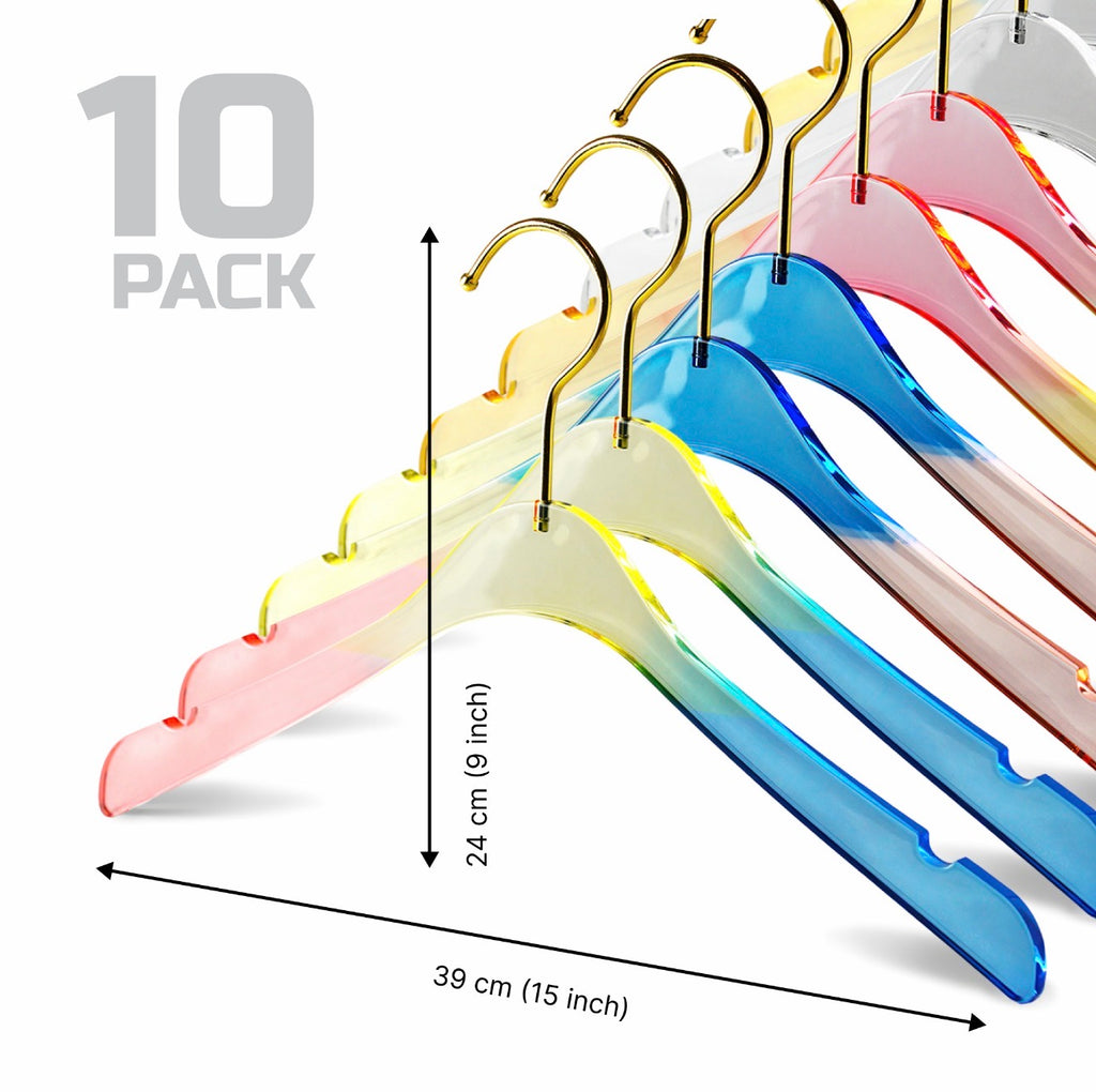 Premium Quality Acrylic Hangers |10 Pack